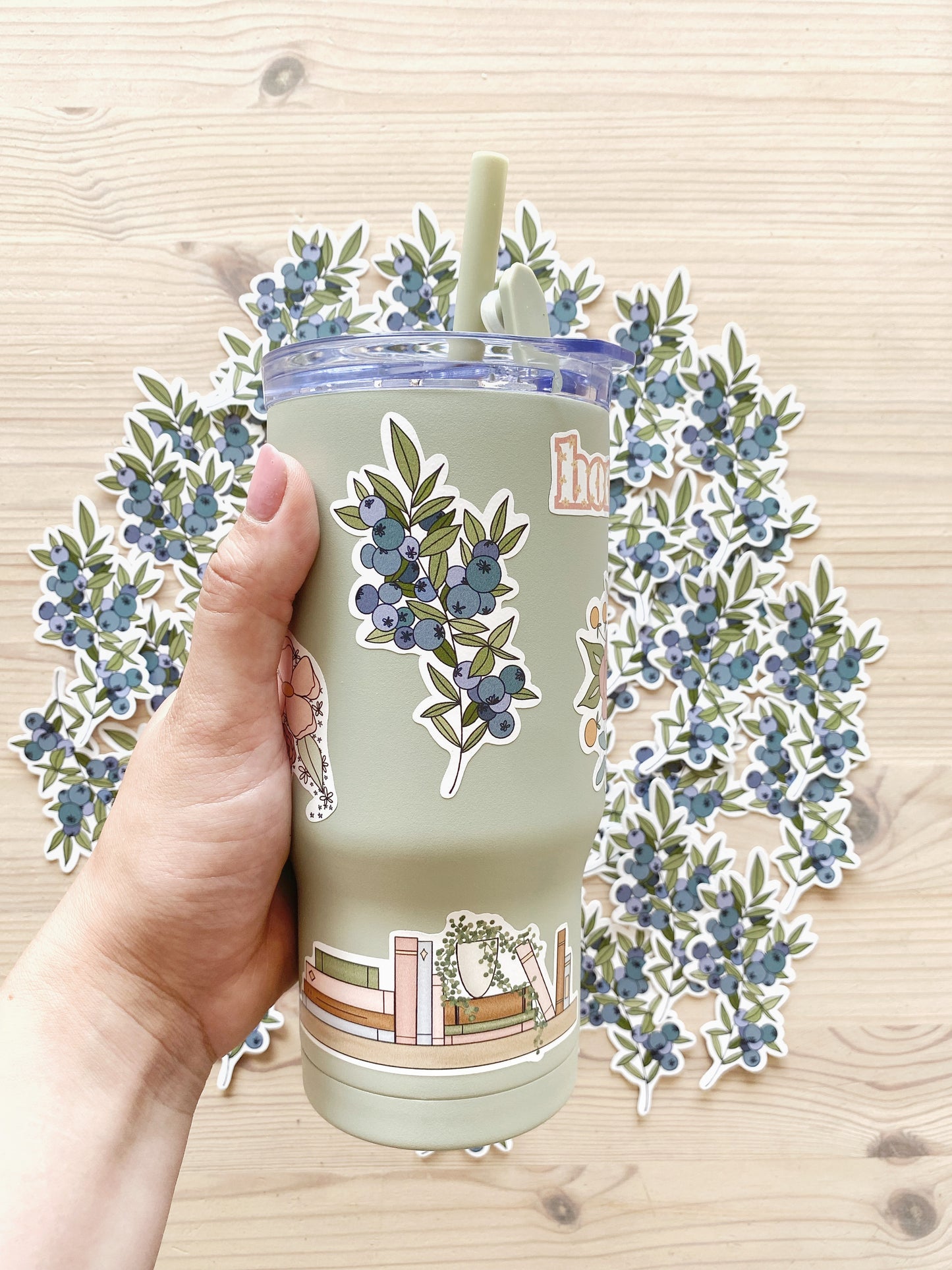 Wild Blueberry Sticker